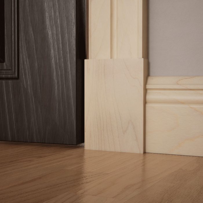 Ekena Millwork 4 1/2"W x 6 1/2"H x 1 1/8"P Americraft Solid Hardwood Stain Grade Smooth Plinth Block with Squared Edge - Image 38