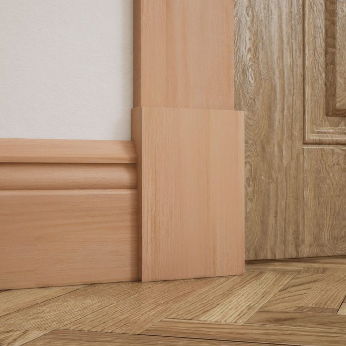 Ekena Millwork 4 1/2"W x 6 1/2"H x 1 1/8"P Americraft Solid Hardwood Stain Grade Smooth Plinth Block with Squared Edge - Image 46