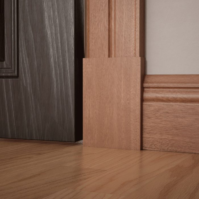 Ekena Millwork 4 1/2"W x 6 1/2"H x 1 1/8"P Americraft Solid Hardwood Stain Grade Smooth Plinth Block with Squared Edge - Image 58