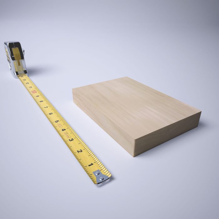 Ekena Millwork 4 1/2"W x 6 1/2"H x 1 1/8"P Americraft Solid Hardwood Stain Grade Smooth Plinth Block with Squared Edge - Image 85
