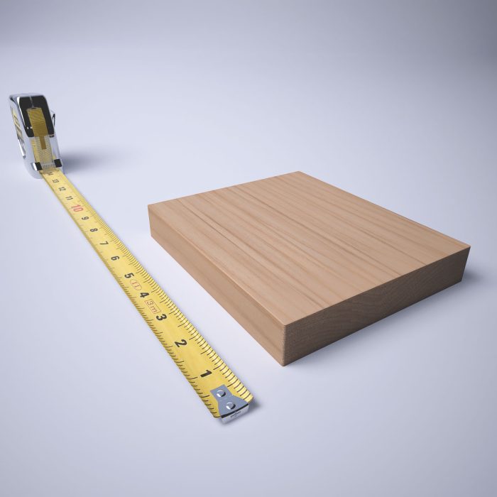 Ekena Millwork 5 1/2″W x 6 1/2″H x 1 1/8″P Americraft Solid Hardwood Stain Grade Smooth Plinth Block with Squared Edge - Image 7