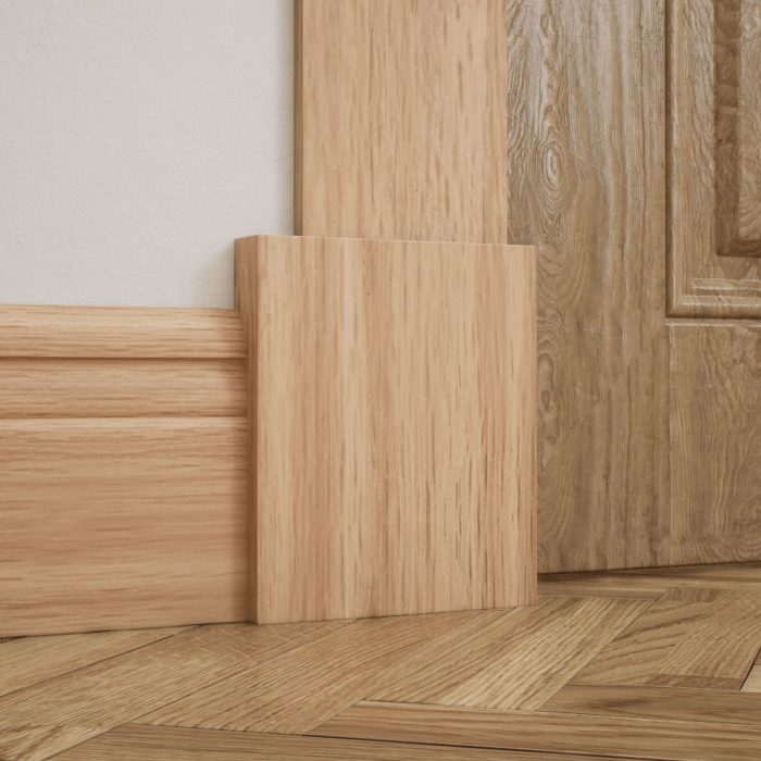 Ekena Millwork 5 1/2″W x 6 1/2″H x 1 1/8″P Americraft Solid Hardwood Stain Grade Smooth Plinth Block with Squared Edge - Image 18