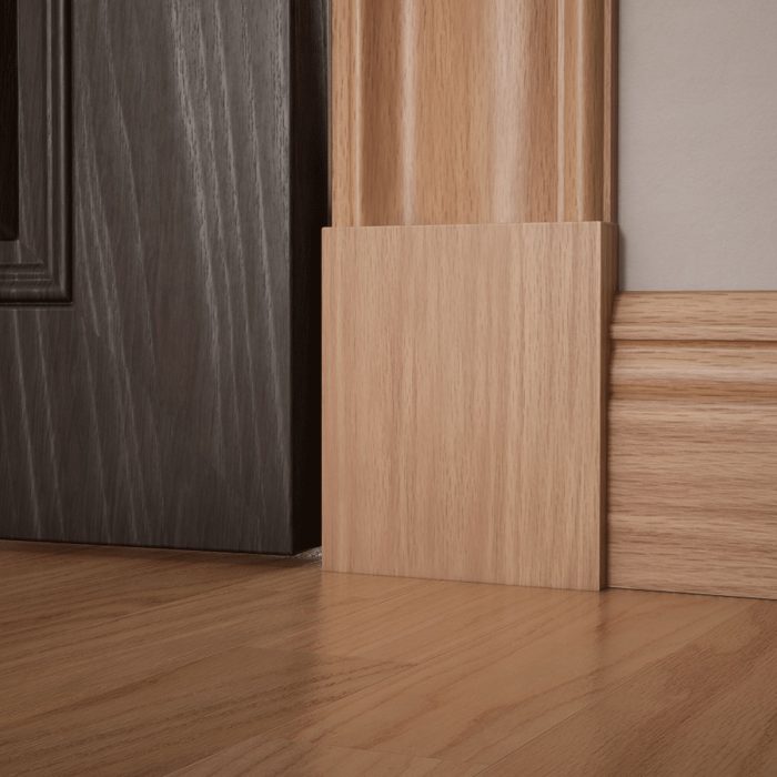 Ekena Millwork 5 1/2″W x 6 1/2″H x 1 1/8″P Americraft Solid Hardwood Stain Grade Smooth Plinth Block with Squared Edge - Image 20