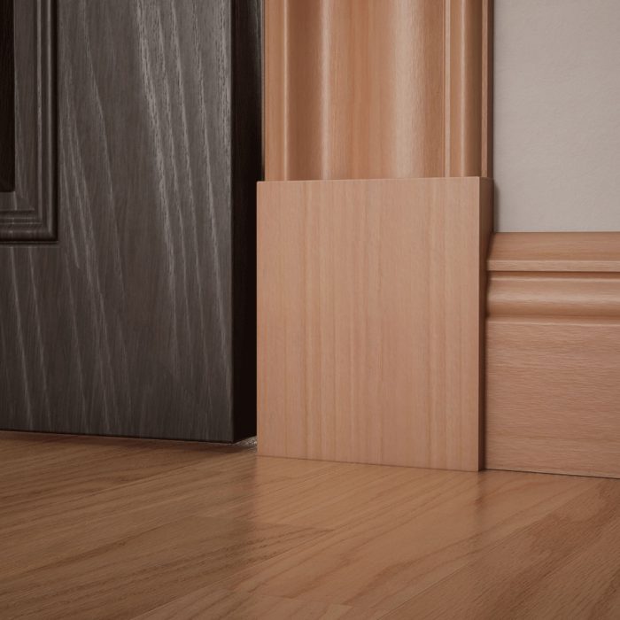 Ekena Millwork 5 1/2″W x 6 1/2″H x 1 1/8″P Americraft Solid Hardwood Stain Grade Smooth Plinth Block with Squared Edge - Image 48