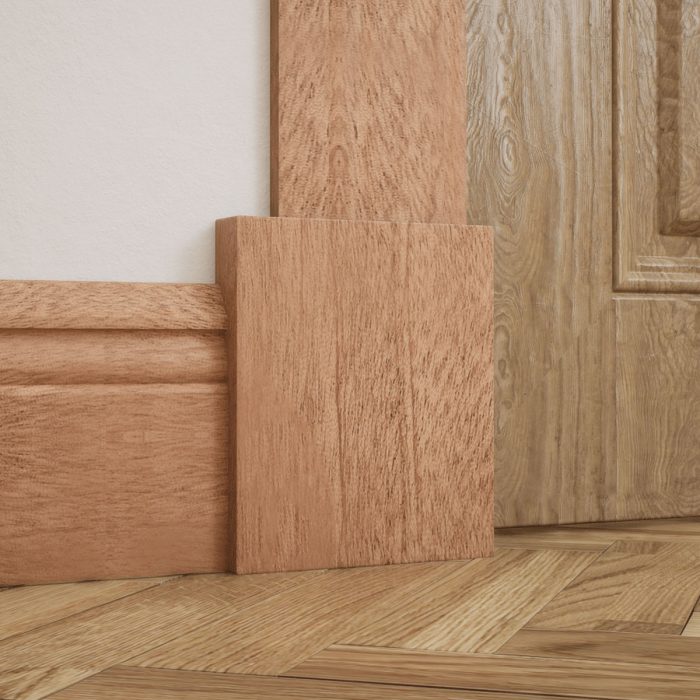 Ekena Millwork 5 1/2″W x 6 1/2″H x 1 1/8″P Americraft Solid Hardwood Stain Grade Smooth Plinth Block with Squared Edge - Image 56