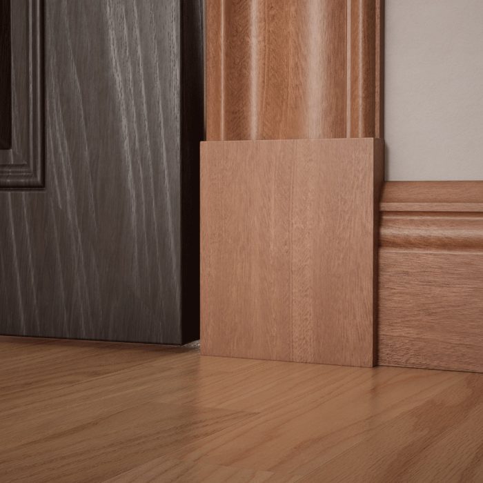 Ekena Millwork 5 1/2″W x 6 1/2″H x 1 1/8″P Americraft Solid Hardwood Stain Grade Smooth Plinth Block with Squared Edge - Image 58