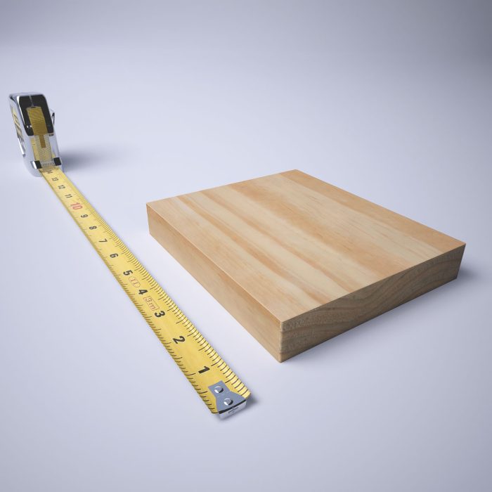 Ekena Millwork 5 1/2″W x 6 1/2″H x 1 1/8″P Americraft Solid Hardwood Stain Grade Smooth Plinth Block with Squared Edge - Image 65