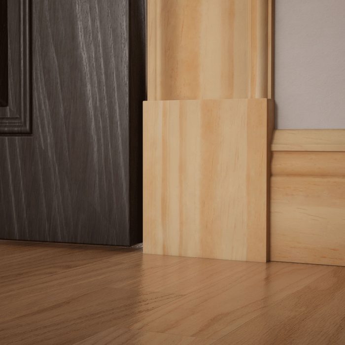 Ekena Millwork 5 1/2″W x 6 1/2″H x 1 1/8″P Americraft Solid Hardwood Stain Grade Smooth Plinth Block with Squared Edge - Image 68