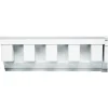 Vinyl Dentil Trim Square Tooth, 4' Length, Fade-Resistant Vinyl, (8/pack)