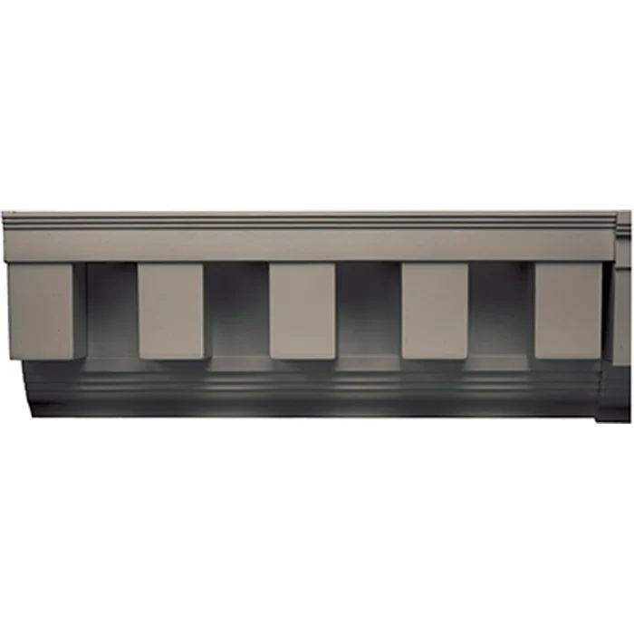 6 13/16"H x 3 1/8"P Square Tooth Dentil Trim, 4' Length, Fade-Resistant Vinyl, (8/pack) - Image 4
