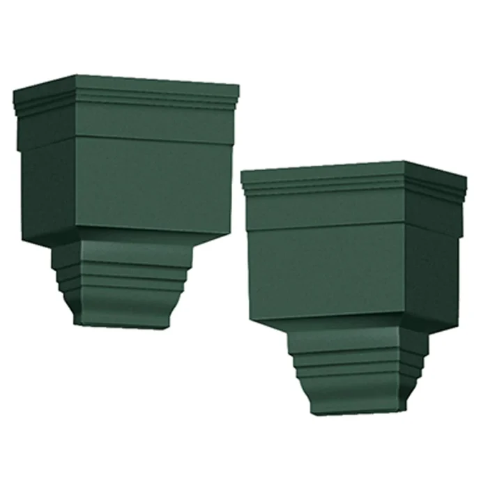 6 5/16"W x 6 15/16"H End Cap Kit, Left and Right Corner Pair, Fade-Resistant Vinyl - Image 6