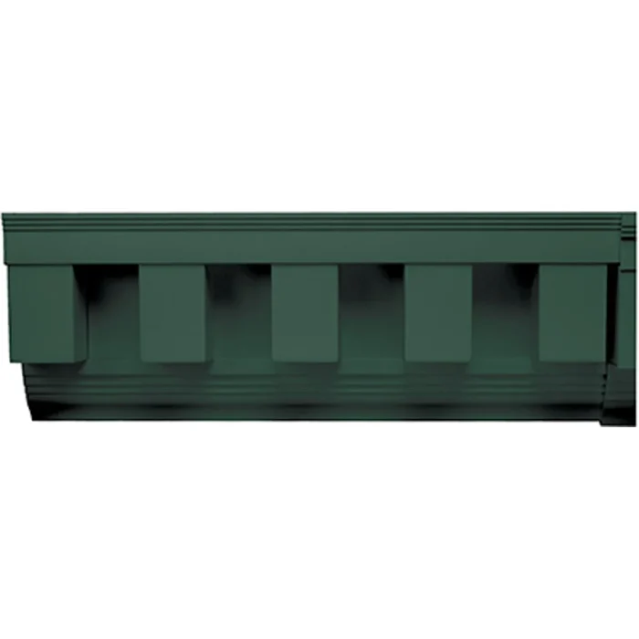 6 13/16"H x 3 1/8"P Square Tooth Dentil Trim, 4' Length, Fade-Resistant Vinyl, (8/pack) - Image 5
