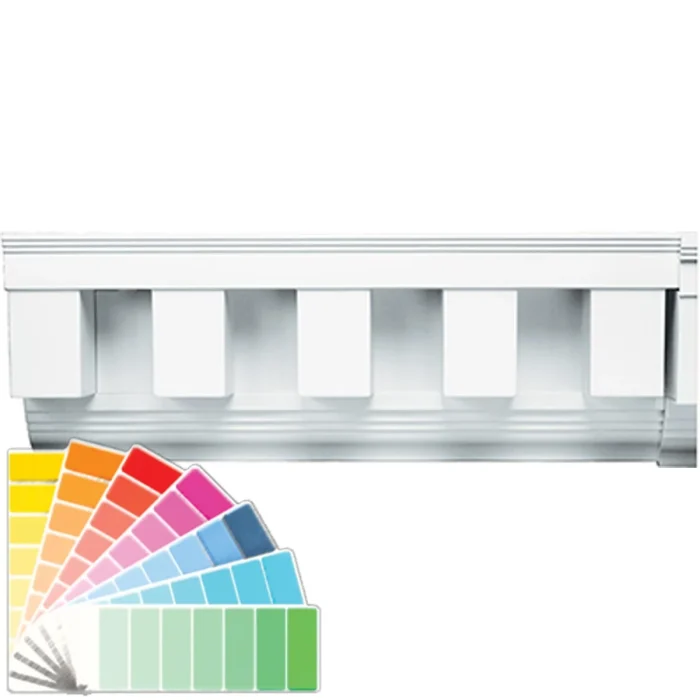 6 13/16"H x 3 1/8"P Square Tooth Dentil Trim, 4' Length, Fade-Resistant Vinyl, (8/pack) - Image 6