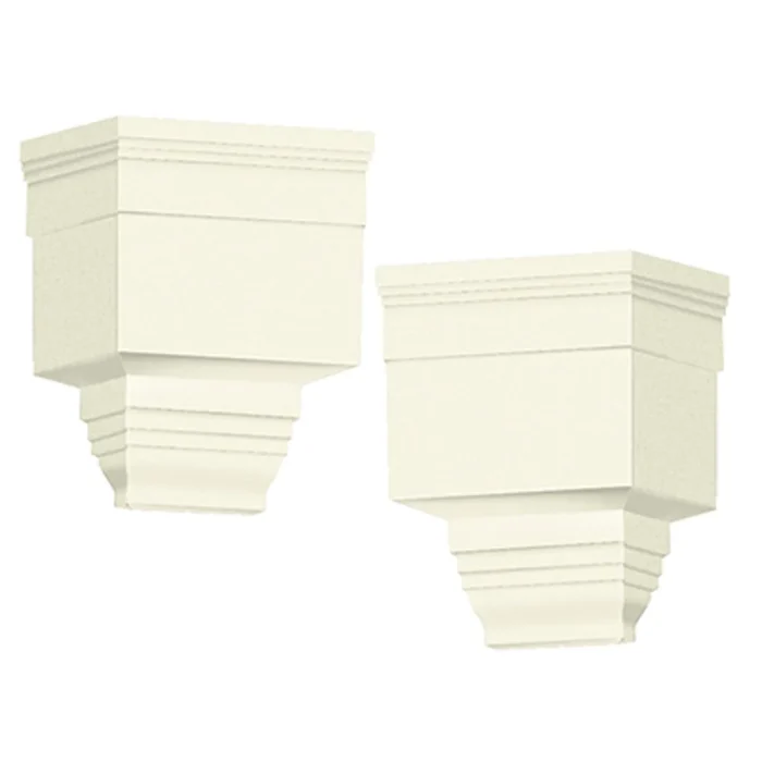 6 5/16"W x 6 15/16"H End Cap Kit, Left and Right Corner Pair, Fade-Resistant Vinyl - Image 8