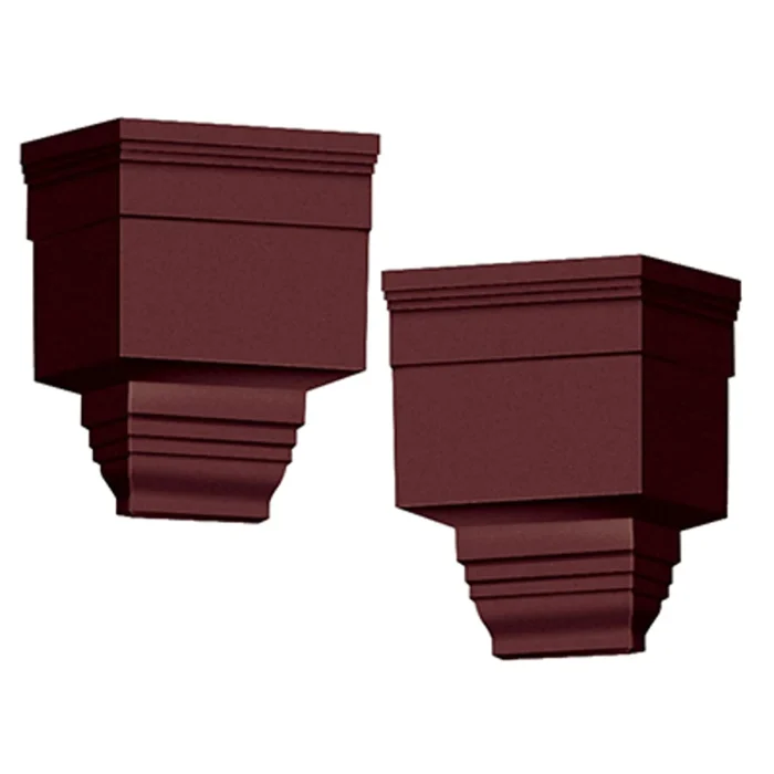 6 5/16"W x 6 15/16"H End Cap Kit, Left and Right Corner Pair, Fade-Resistant Vinyl - Image 9