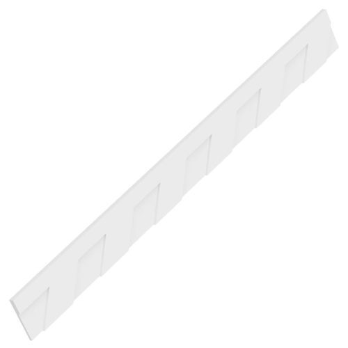 Fayetteville Signature Urethane Dentil Trim w/Backplate, Primed Tan