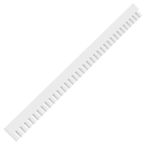 Elizabeth Signature Urethane Dentil Trim, Primed Tan