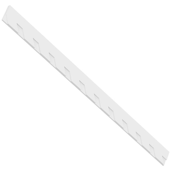 Wilson Signature Urethane Dentil Trim w/Backplate, Primed Tan