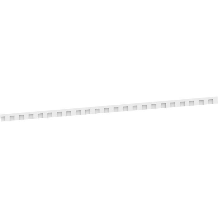 Fayetteville Signature Urethane Dentil Trim w/Backplate, Primed Tan - Image 4