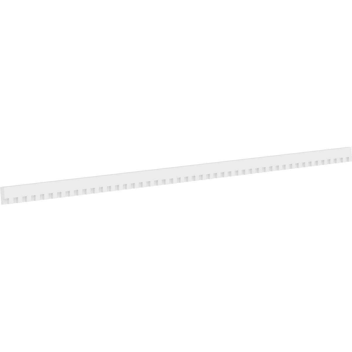 Sanford Signature Urethane Dentil Trim w/Backplate, Primed Tan - Image 2