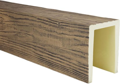 Ekena Heritage Timber Mena Faux Wood Beam, 3-Sided (U-Beam) - Image 3