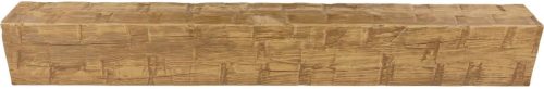 Ekena Heritage Timber Reclaimed Axed Cut Faux Wood Beam, 3-Sided (U-Beam) - Image 6