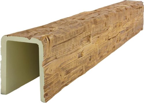 Ekena Heritage Salvaged Timber Faux Wood Beam, 3-Sided (U-Beam) - Image 6