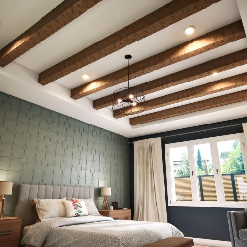 Ekena Heritage Timber Rustic Sawn Faux Wood Beam, 3-Sided (U-Beam) - Image 10