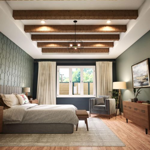 Ekena Heritage Timber Rustic Sawn Faux Wood Beam, 3-Sided (U-Beam) - Image 9