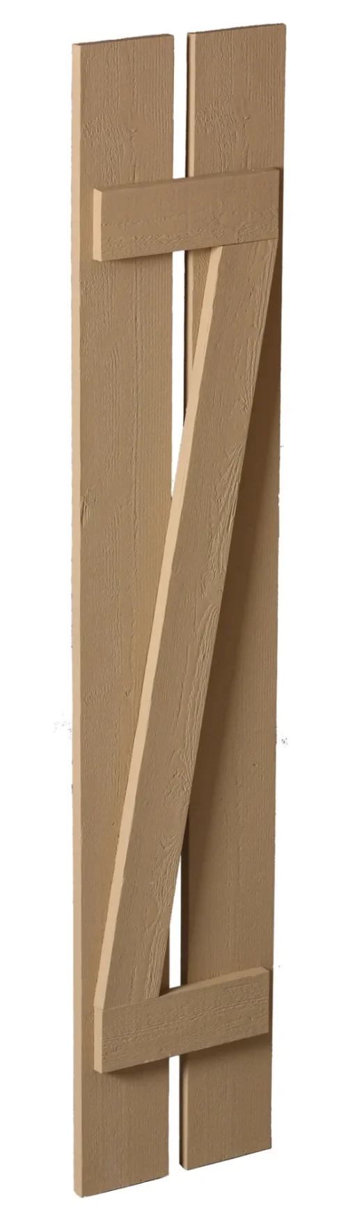 Fypon 12" Plank Shutter - 2 Board , Z Batten