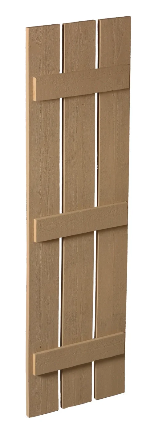 Fypon 18" Plank Shutter - 3 Board, 3 Batten