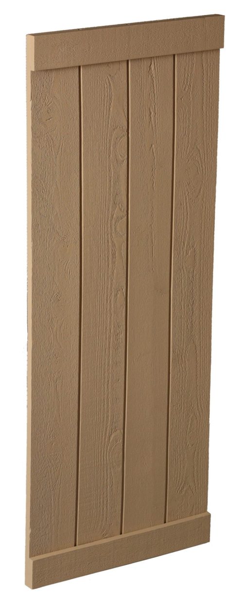 Fypon 24" Board and Batten Shutter - 4 Board, End Batten