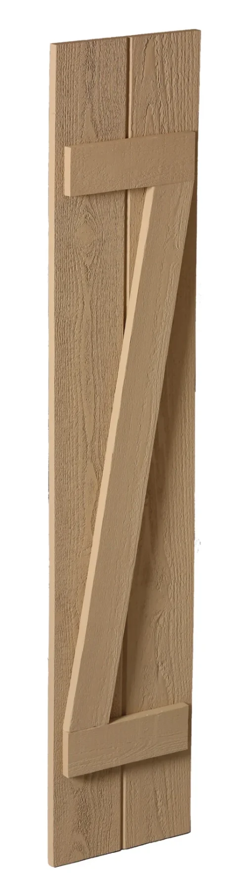 Fypon 12" Board and Batten Shutter - 2 Board , Z Batten