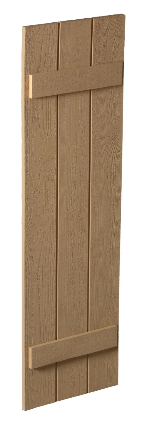 Fypon 18" Board and Batten Shutter - 3 Board , 2 Batten