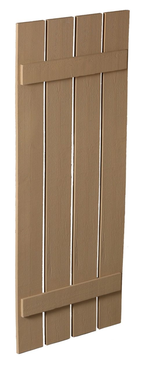 Fypon 24" Plank Shutter - 4 Board, 2 Batten