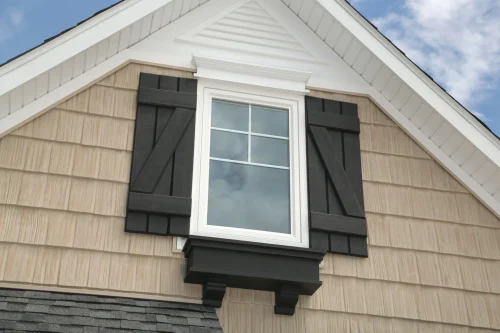 Alternative view of Fypon 14" Board and Batten Shutter - 3 Board , Z Batten