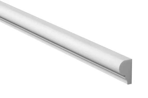 Fypon Smooth Chair Rail Moulding – 1-1/2" x 2-3/8" x 10 ft Decorative Trim