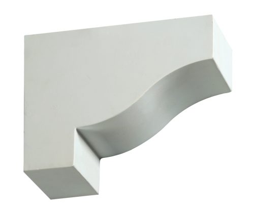 Fypon Ogee Smooth Decorative Bracket – 8" Projection x 6" Height x 4" Width