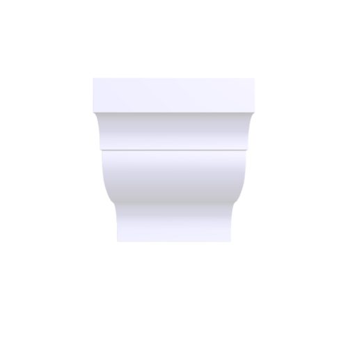 Alternative view of Fypon Scroll Smooth Decorative Bracket