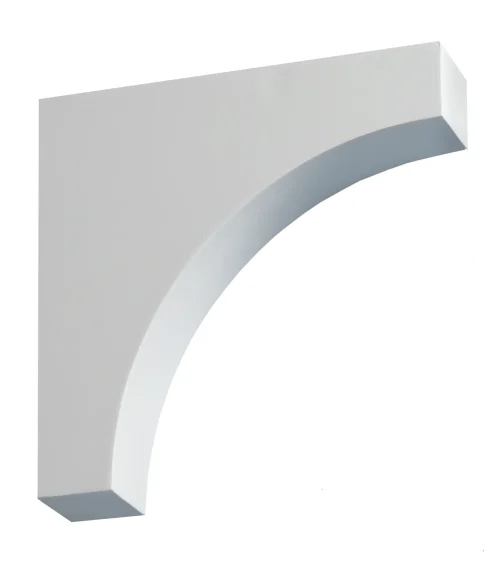 Fypon Cove Smooth Decorative Bracket – 24" H × 8" W × 24" Projection