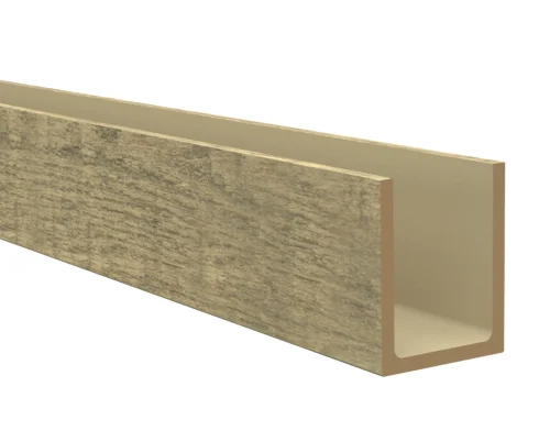 Fypon Wood-grained Rough Sawn Beam Sample - 4" x 6" x 24"