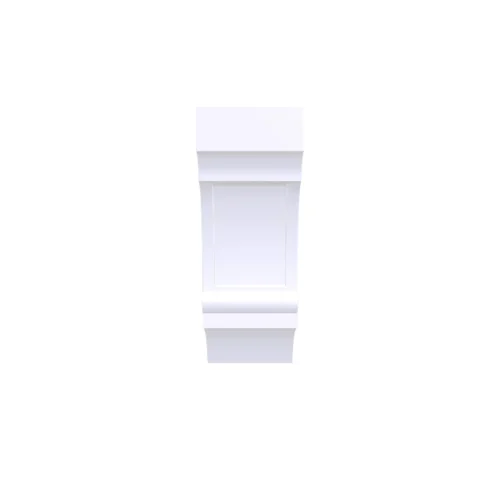 Alternative view of Fypon Decorative Bracket – 10" Projection x 16" Height x 6" Width