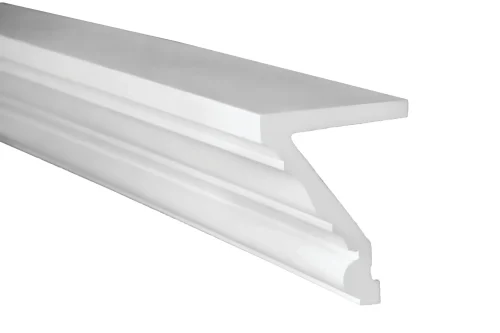 Fypon Smooth Cornice Moulding – 4-7/16" x 5-1/2" x 10 ft Decorative Architectural Trim
