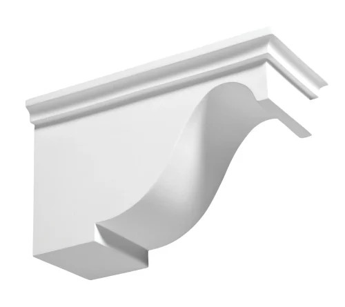 Fypon Smooth Decorative Bracket – 11-1/2" Projection x 6-3/4" Height x 5-1/2" Width