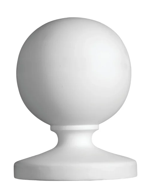 Fypon Smooth Decorative Full-Round Finial Ball - 6-1/4" Diameter