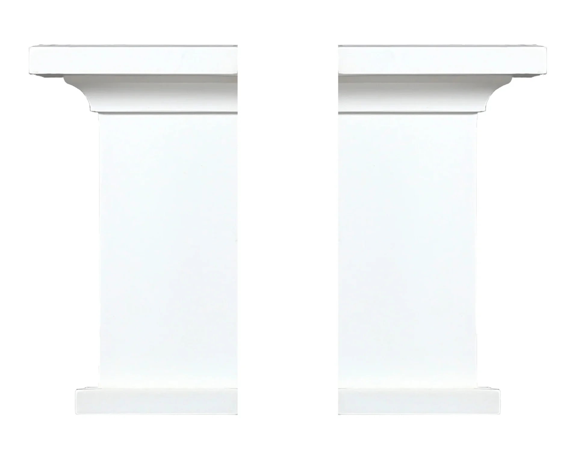 Fypon Crosshead End Cap – Craftsman Cove Bottom Trim, 5 Pair - Image 2