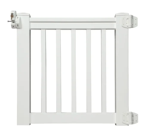 Fypon Premium Decorative Gate Kit with Square Spindles – 36" x 35" x 4"