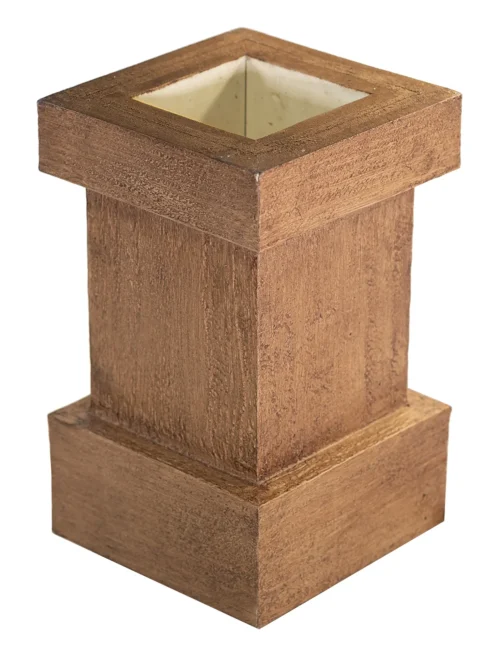 Fypon EverCedar Wood Grained Flat Pack Square Column Wraps Sample