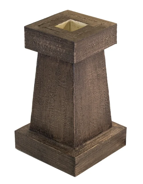 Fypon EverCedar Wood Grained Flat Pack Tapered Column Wraps Sample
