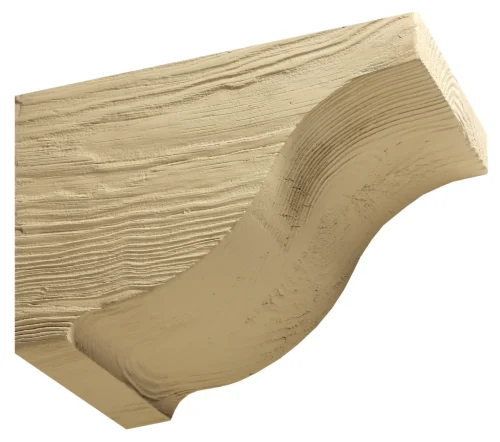 Fypon 11-3/8" H x 7" W x 7-3/8" P Wood Grain Timber Corbel